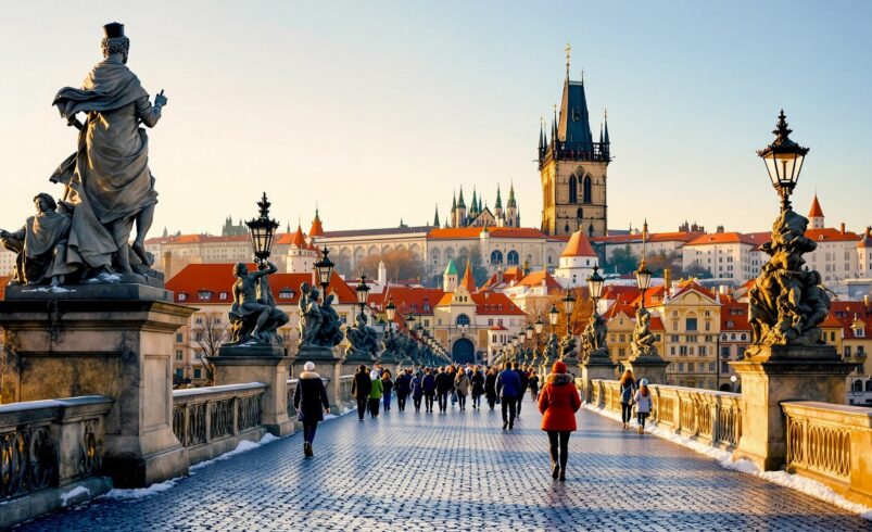 Prag – broar, borgar och kvällar längs Moldau