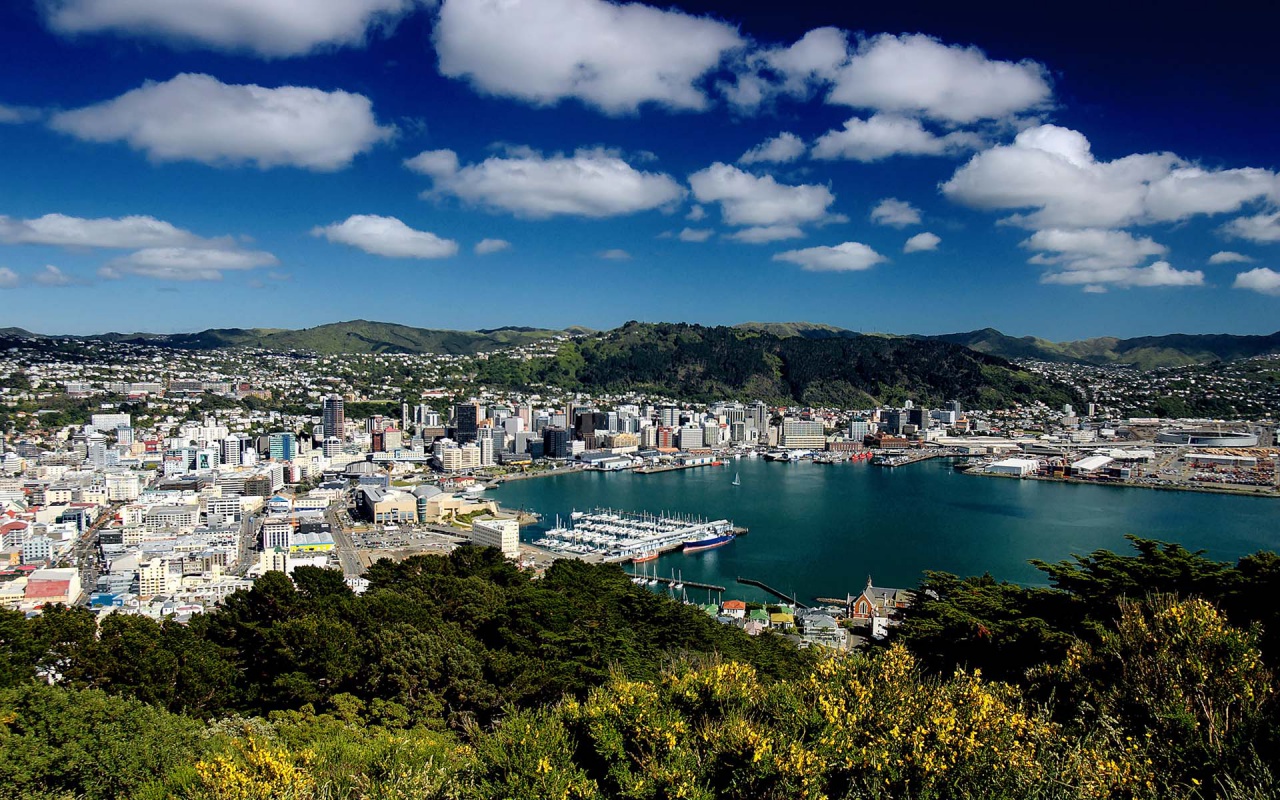 Wellington – vind, kaffebarer och huvudstad vid Cook Strait